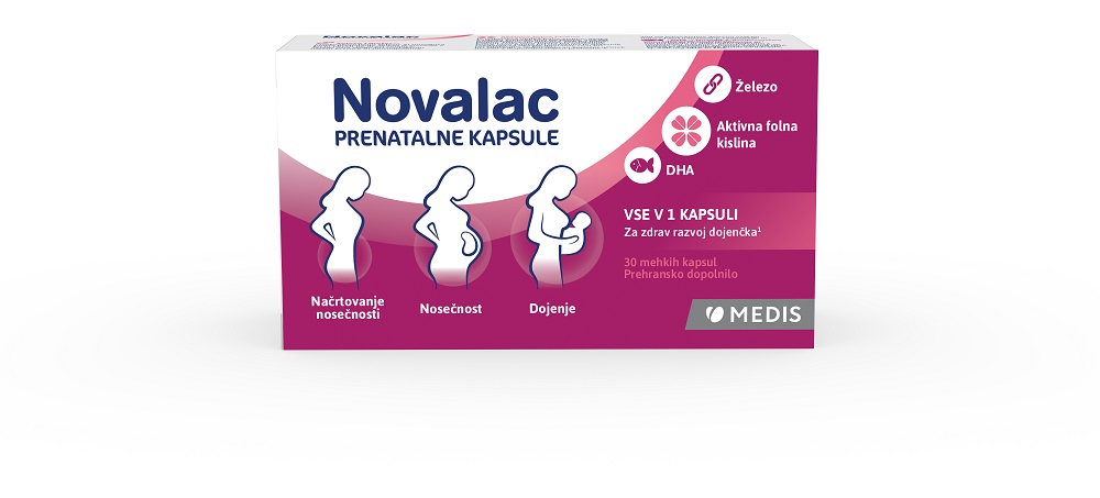 Novalac, prenatalne kapsule Novalac, prenatalne kapsule