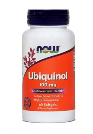 NOW Ubiquinol 100 mg, mehke kapsule