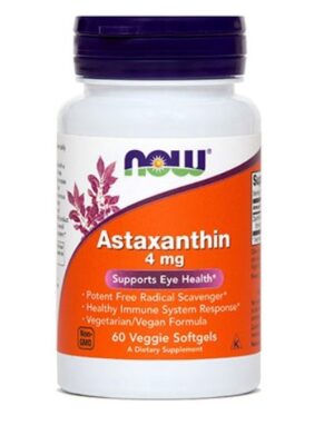 NOW Astaksantin 4 mg, kapsule