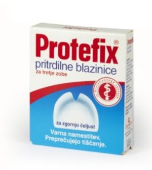 Protefix, pritrdilne blazinice za zgornjo čeljust