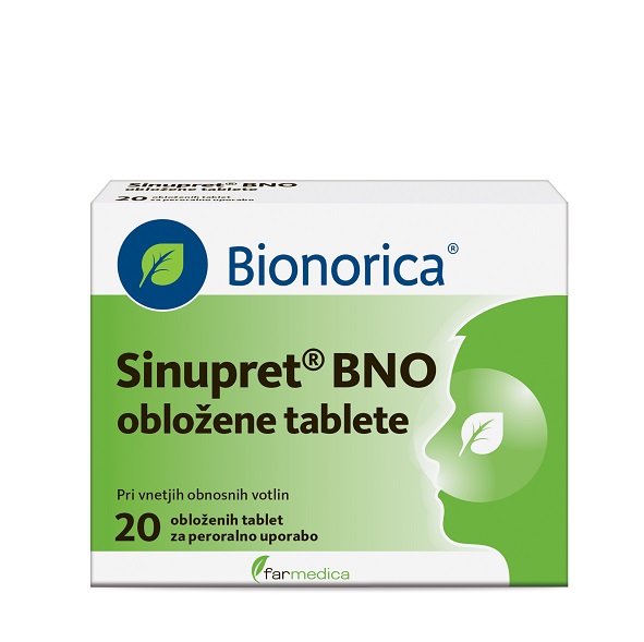 Sinupret BNO, obložene tablete Sinupret BNO, obložene tablete