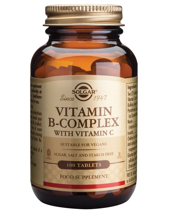 Solgar B-Kompleks z Vitaminom C, tablete Solgar B-Kompleks z Vitaminom C, tablete