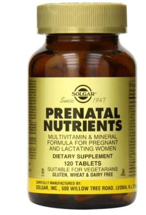 Solgar Prenatal Nutrients, 120 tablet