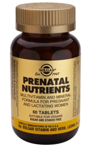 Solgar Prenatal Nutrients, 60 tablet