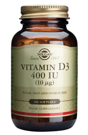 Solgar Vitamin D3 10 μg, kapsule