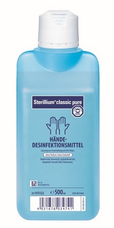 Sterillium Classic Pure, dezinfekcijsko sredstvo za roke - 500 ml