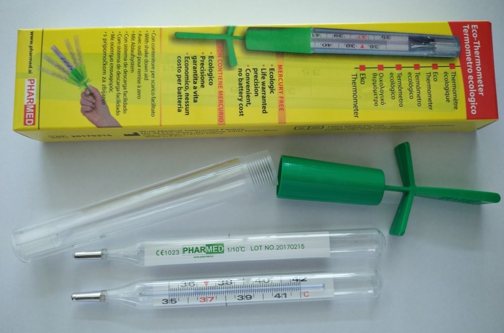 Termometer Pharmed brez živega srebra Termometer Pharmed brez živega srebra