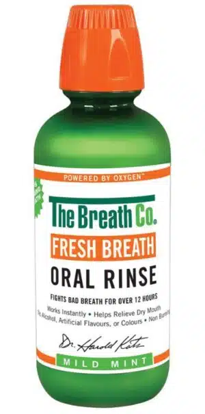 Thebreathco, ustna voda Mild Mint proti zadahu