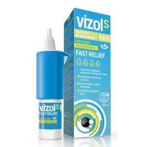 Vizol S 0,21% fast relief kapljice za oči