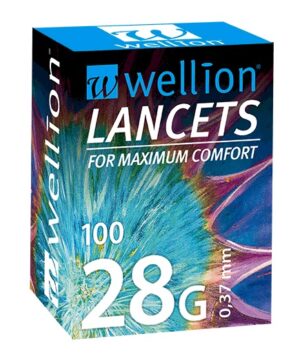 Wellion 28G, 100 lancet