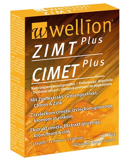 Wellion Cimet Plus, kapsule