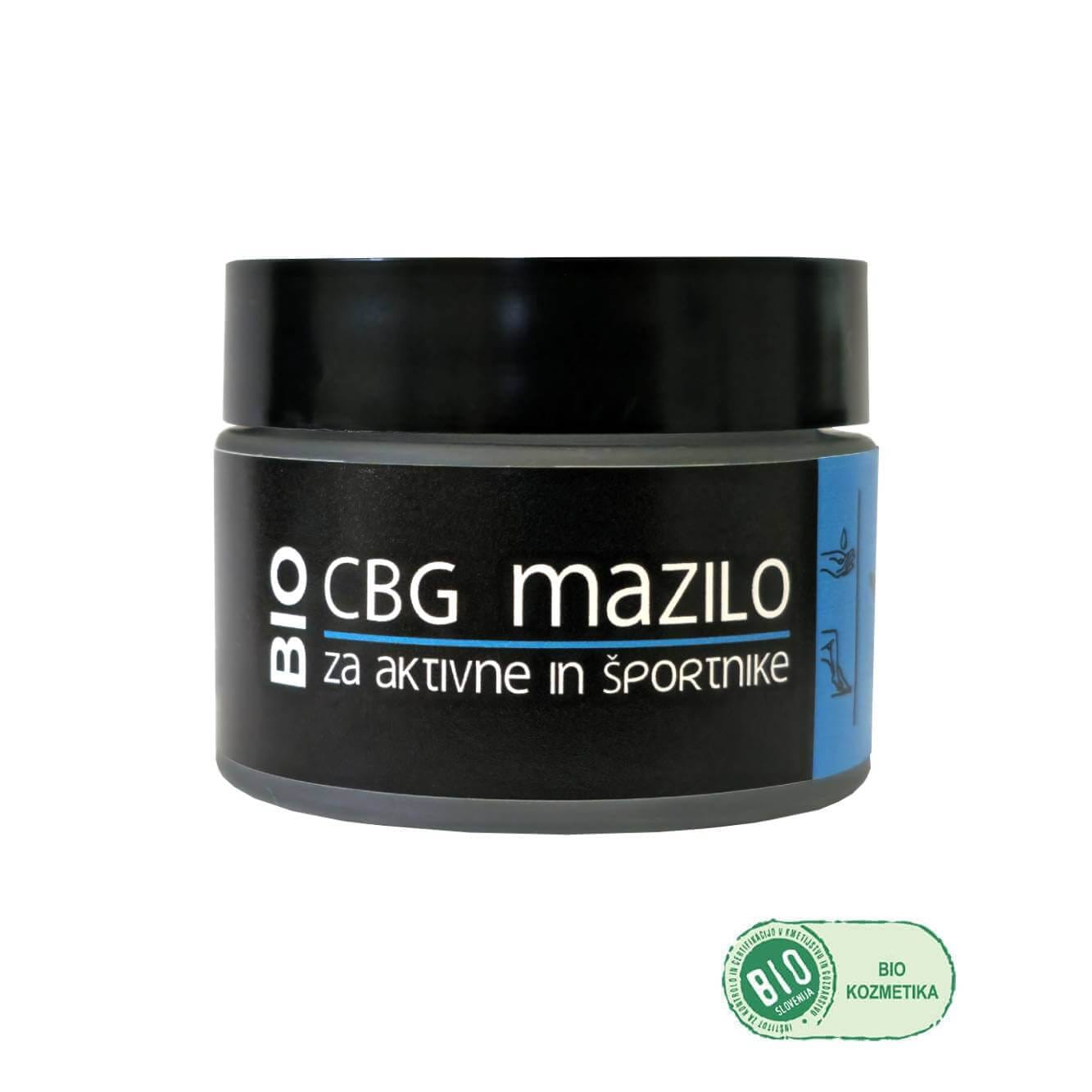 BIO konopljino mazilo s CBG ZA AKTIVNE, 30 ml