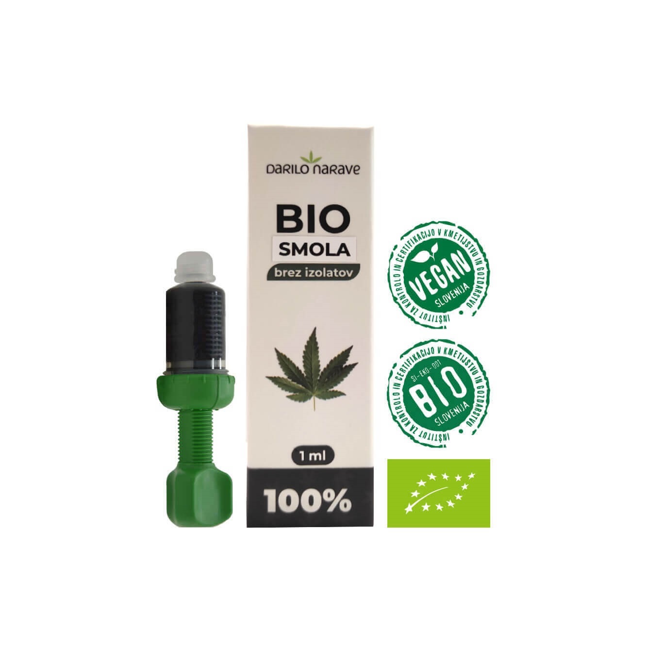 BIO konopljina smola 100%, 1 ml