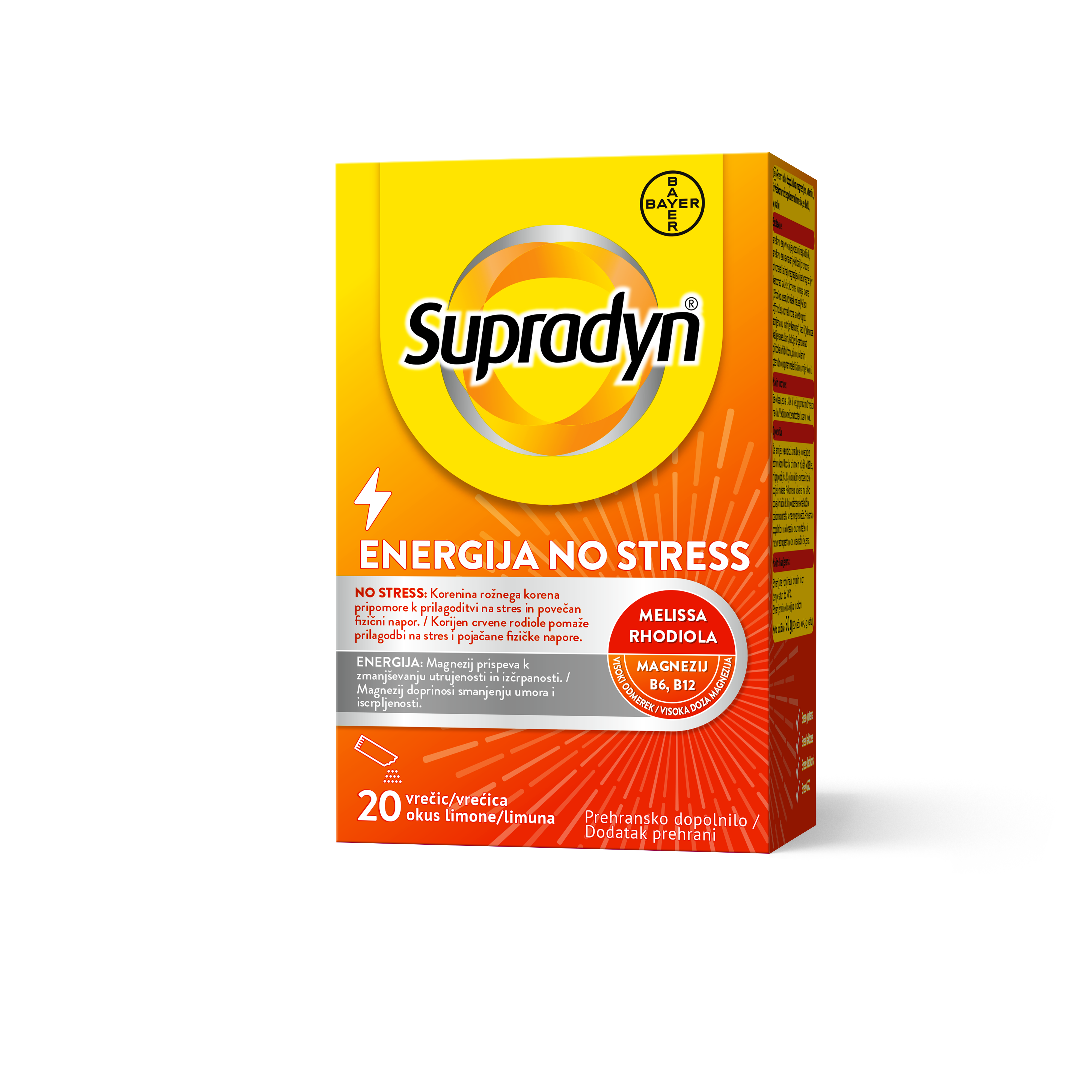 Supradyn ENERGIJA NO STRESS, 20 vrečic