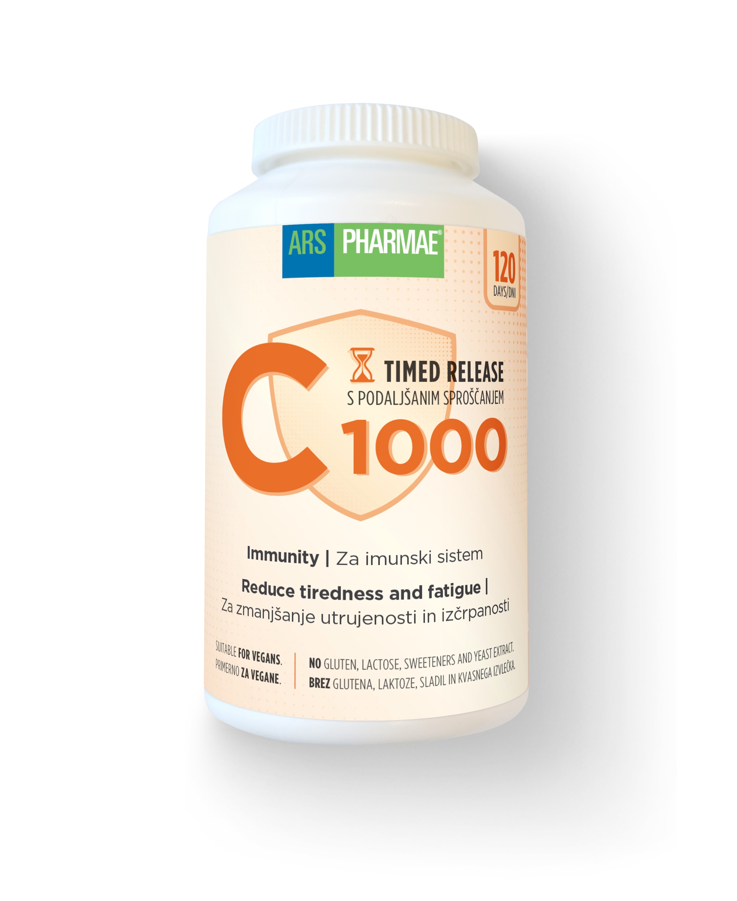 Vitamin C 1000, 120 tablet s podaljšanim sproščanjem