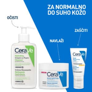 Cerave vlažilna kremno-penasta čistilna emulzija, 236 ml