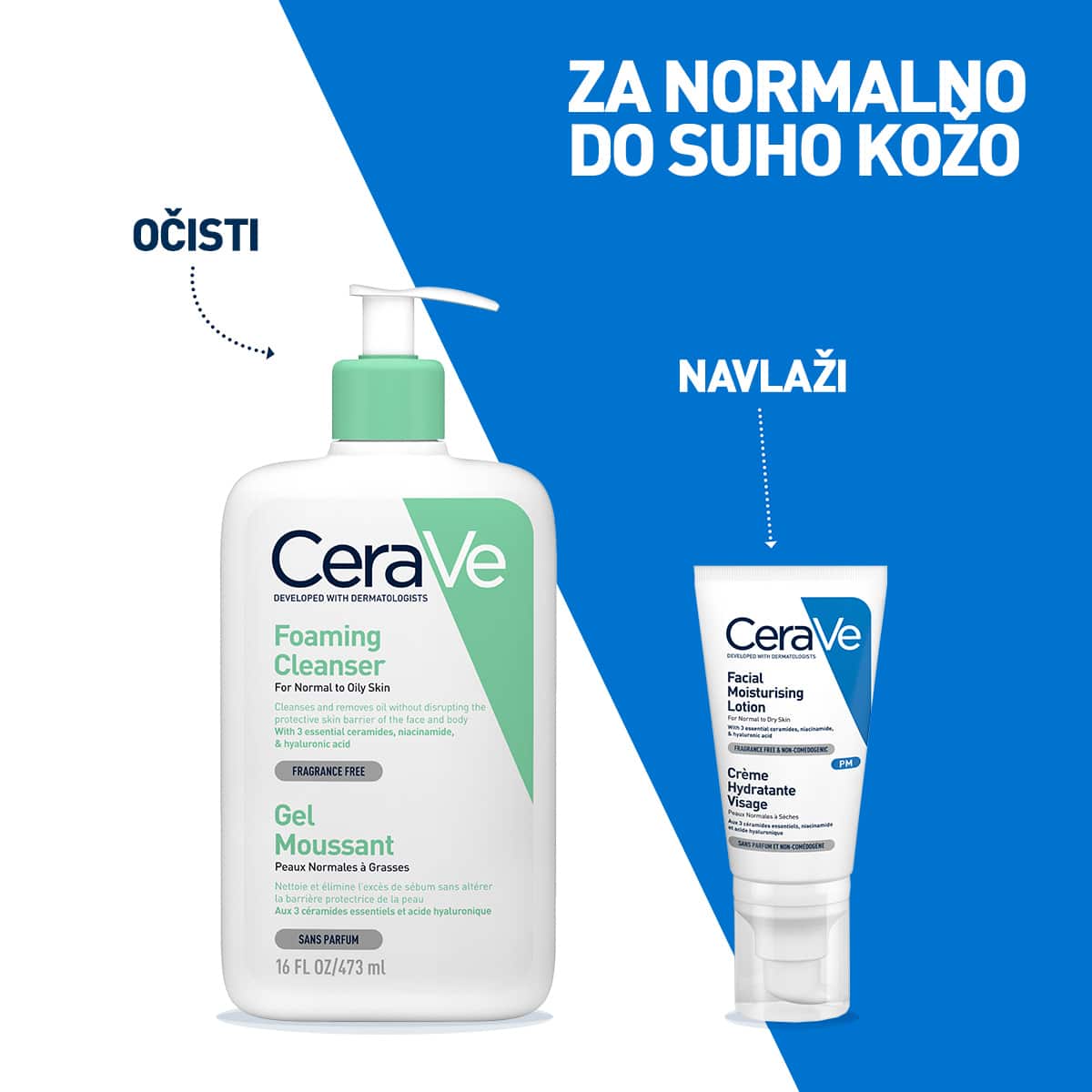 CeraVe vlažilna nega za obraz, 52 ml