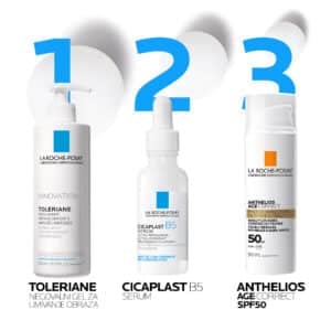 LRP Anthelios Age-Correct krema za zaščito pred soncem proti staranju kože na obrazu SPF50, 50 ml