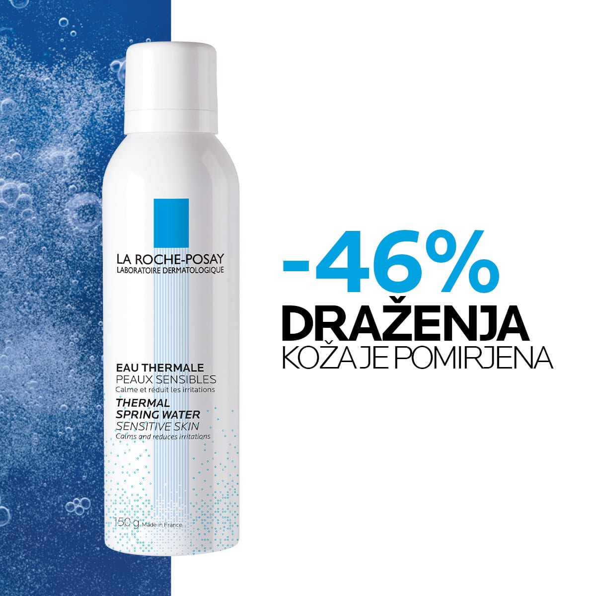 LRP, EAU THERMALE Termalna voda za občutljivo kožo, 150 ml