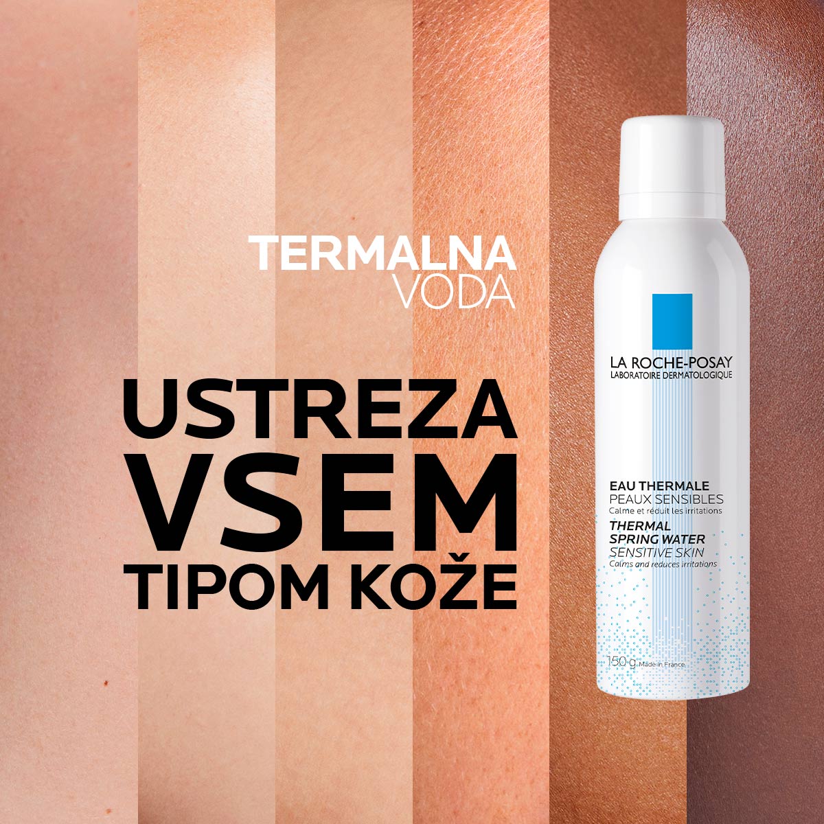 LRP EAU THERMALE Termalna voda za občutljivo kožo, 300 ml
