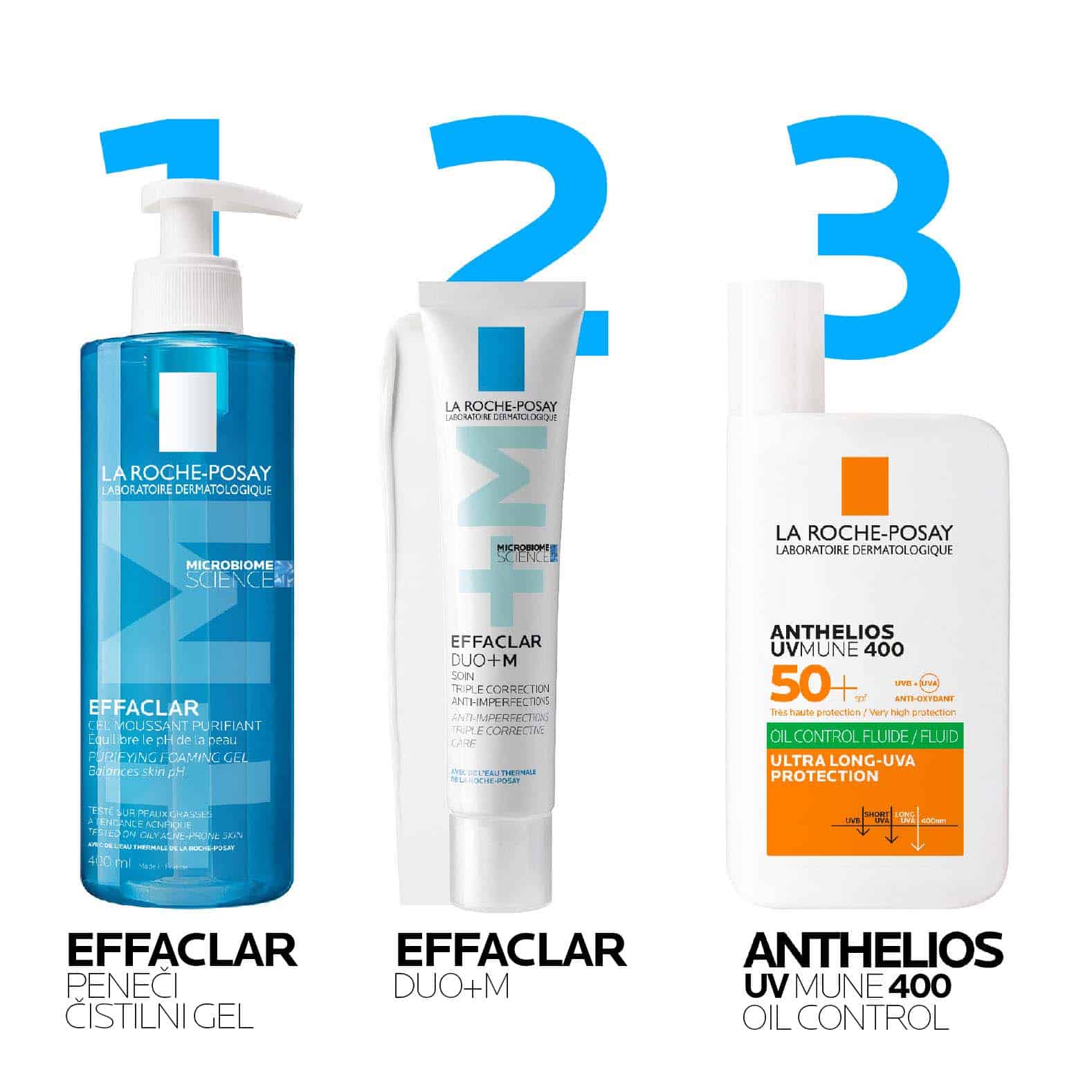 LRP Effaclar Gel za čiščenje mastne občutljive kože, 200 ml