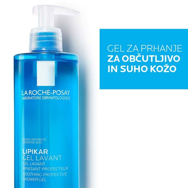 LRP Lipikar Gel Lavant, pomirjevalni gel za prhanje - 400 ml