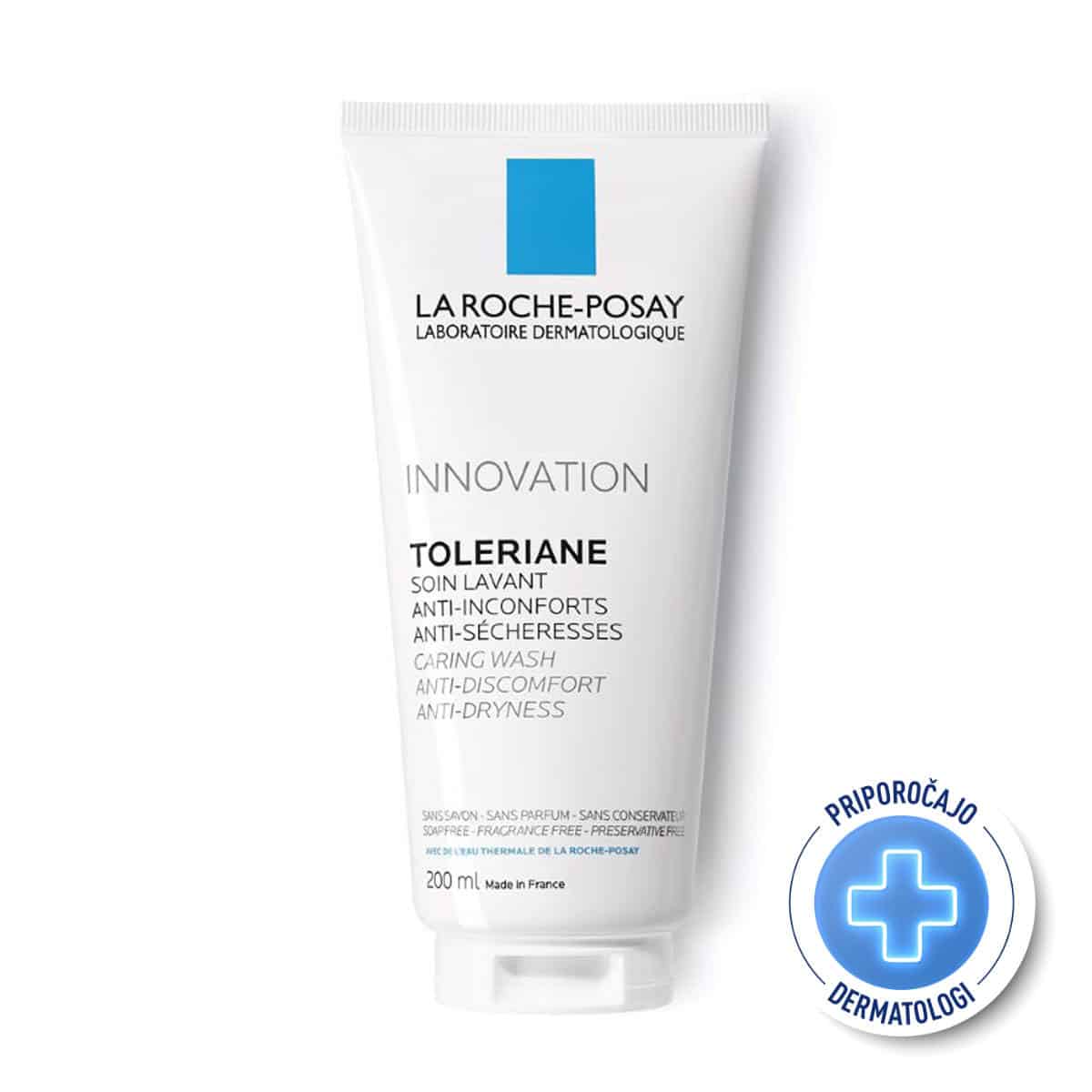 LRP Toleriane, negovalni gel za umivanje obraza - 200 ml