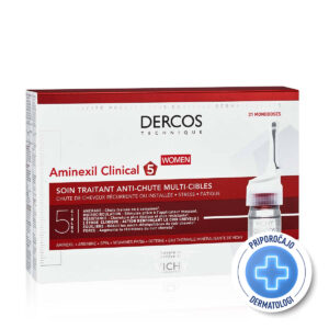 Vichy Dercos Aminexil Clinical 5, ampule proti izpadanju las za ženske