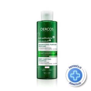 Vichy Dercos Anti-Dandruff K piling šampon proti lepljivemu prhljaju in sebumu, 250 ml