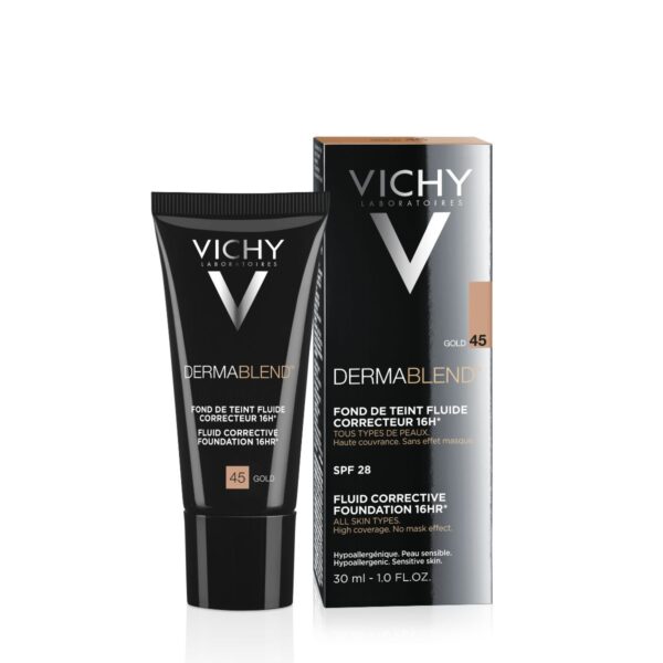 Vichy Dermablend, korektivna podlaga - tekoči puder 45