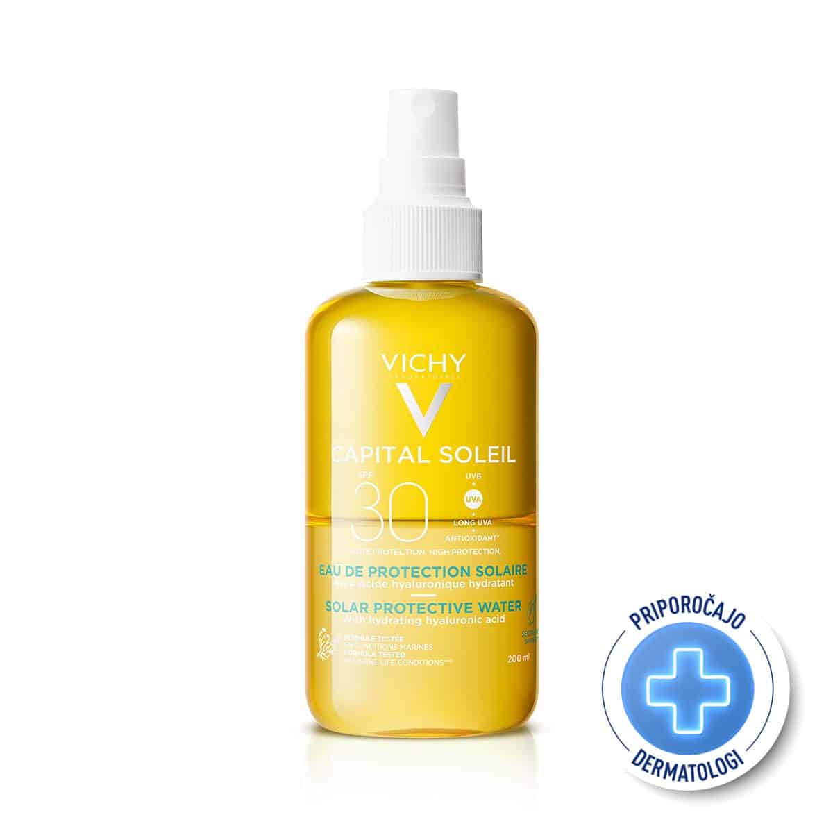 Vichy Ideal Soleil, hidratantna vodica za zaščito pred soncem ZF30