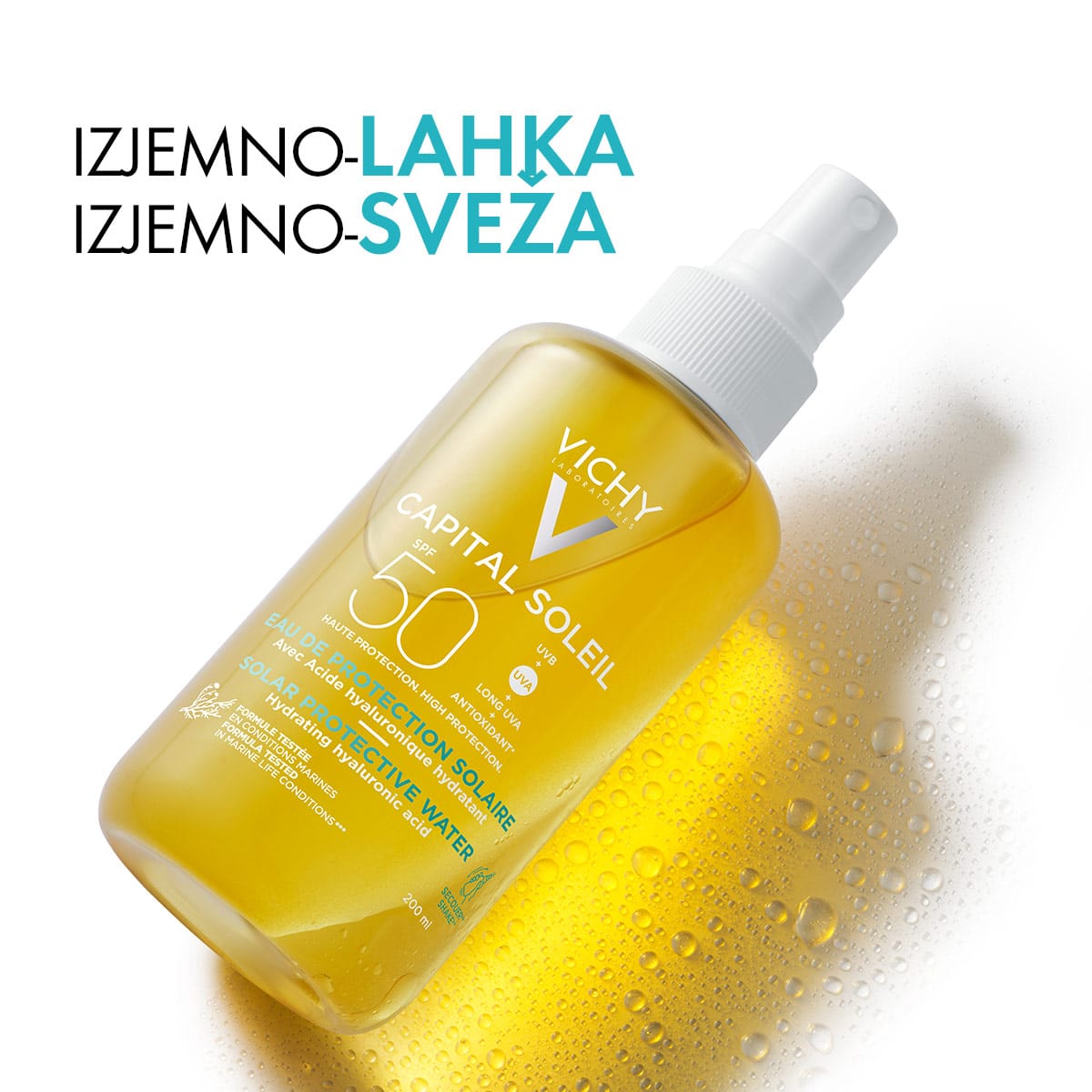 Vichy Ideal Soleil, hidratantna vodica za zaščito pred soncem ZF30