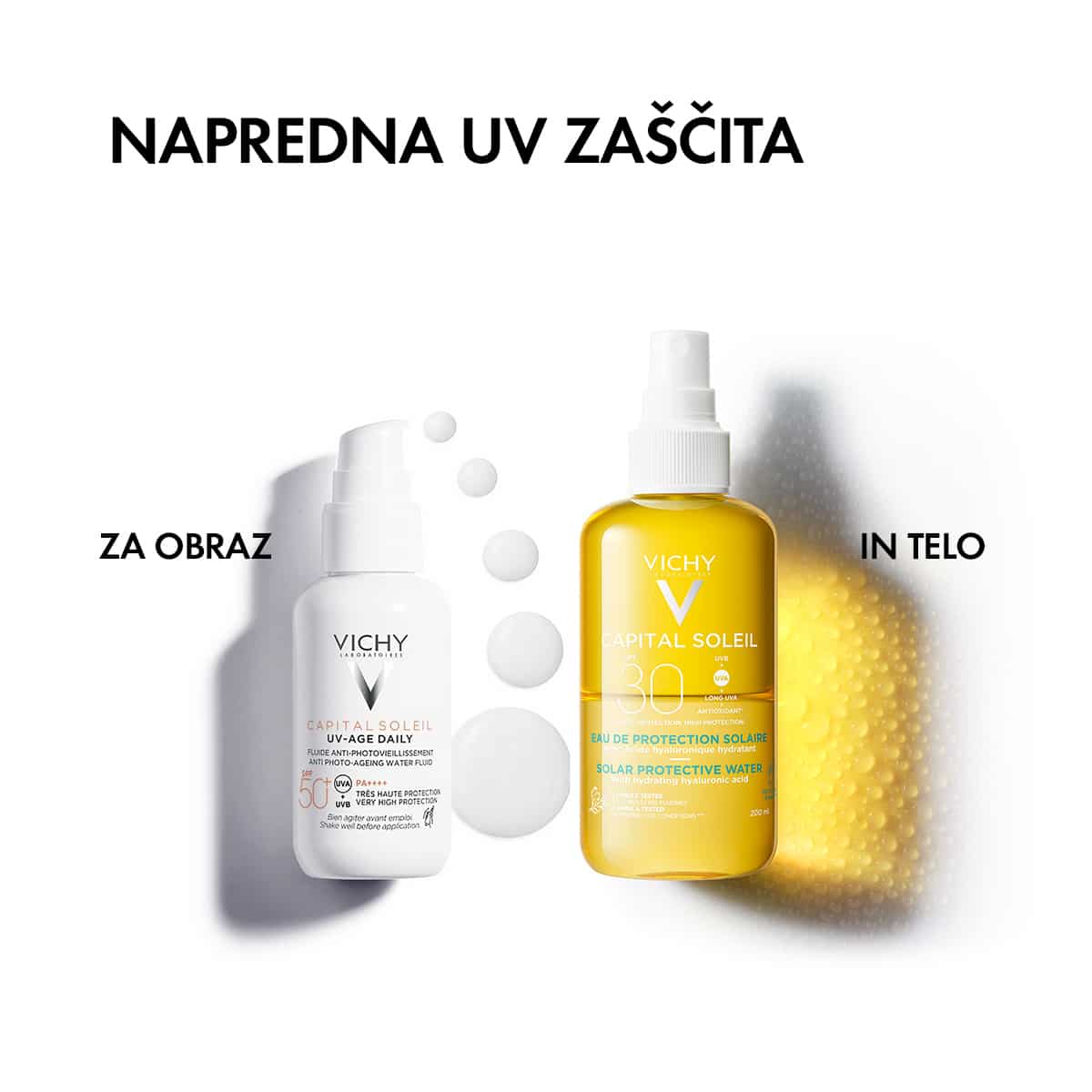 Vichy Ideal Soleil, hidratantna vodica za zaščito pred soncem ZF30