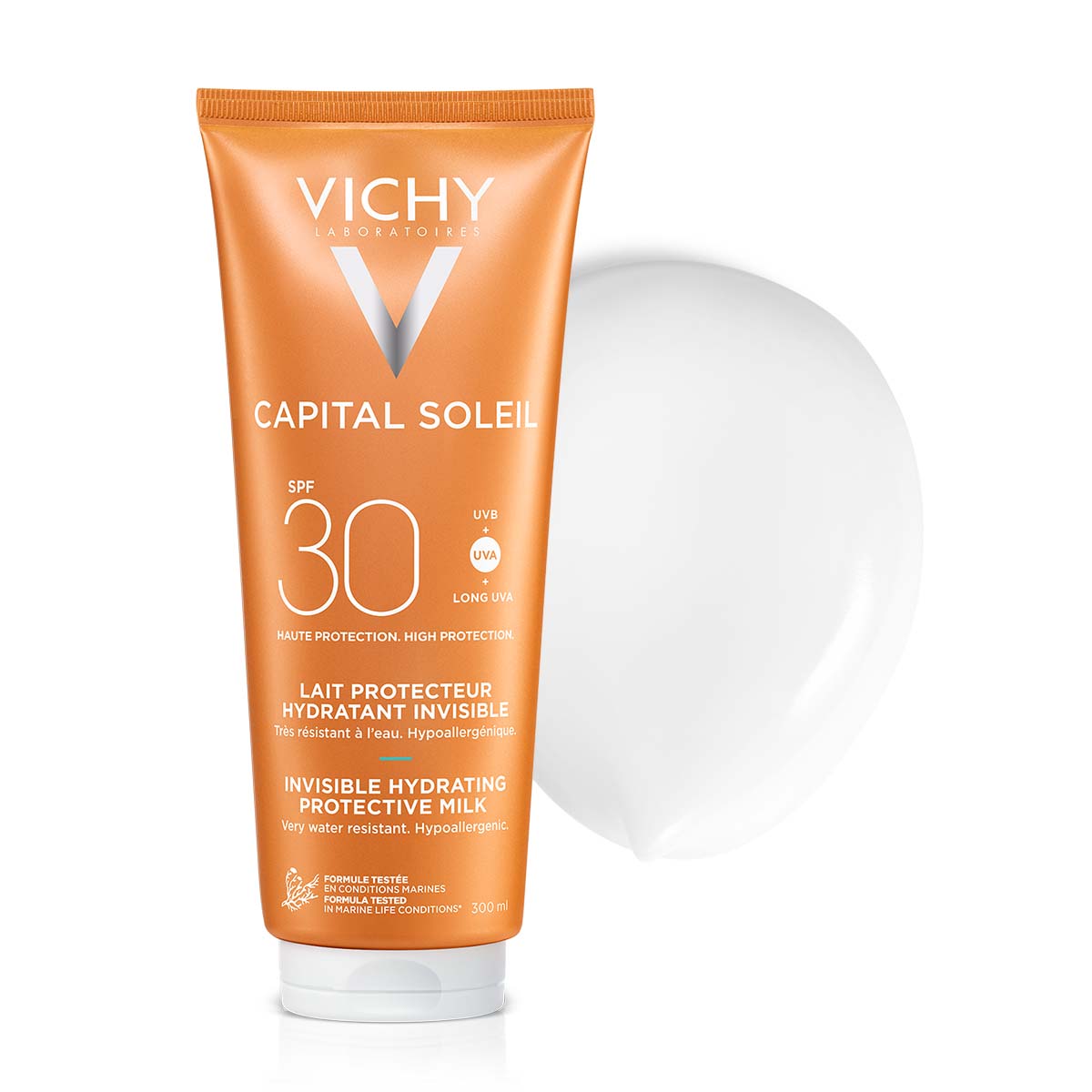Vichy Ideal Soleil, mleko za sončenje za odrasle in otroke ZF30