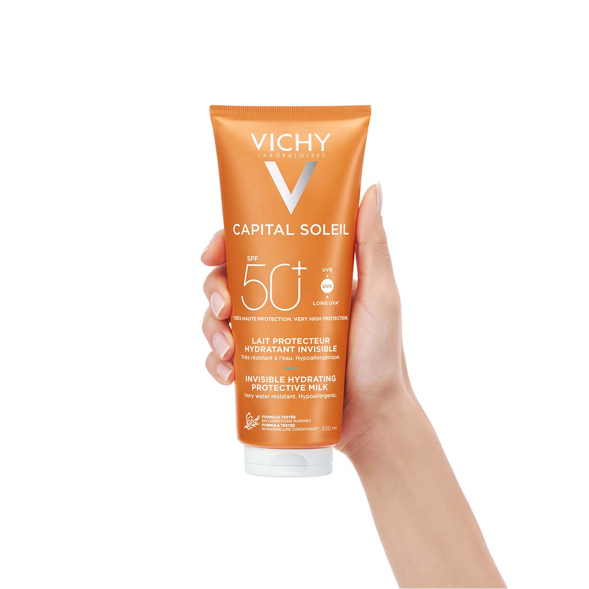 Vichy Ideal Soleil, mleko za sončenje za odrasle in otroke ZF50