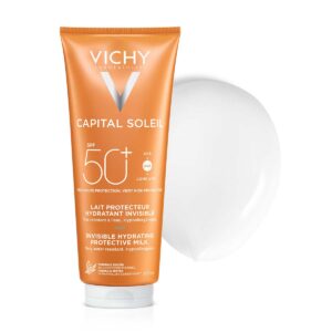Vichy Ideal Soleil, mleko za sončenje za odrasle in otroke ZF50