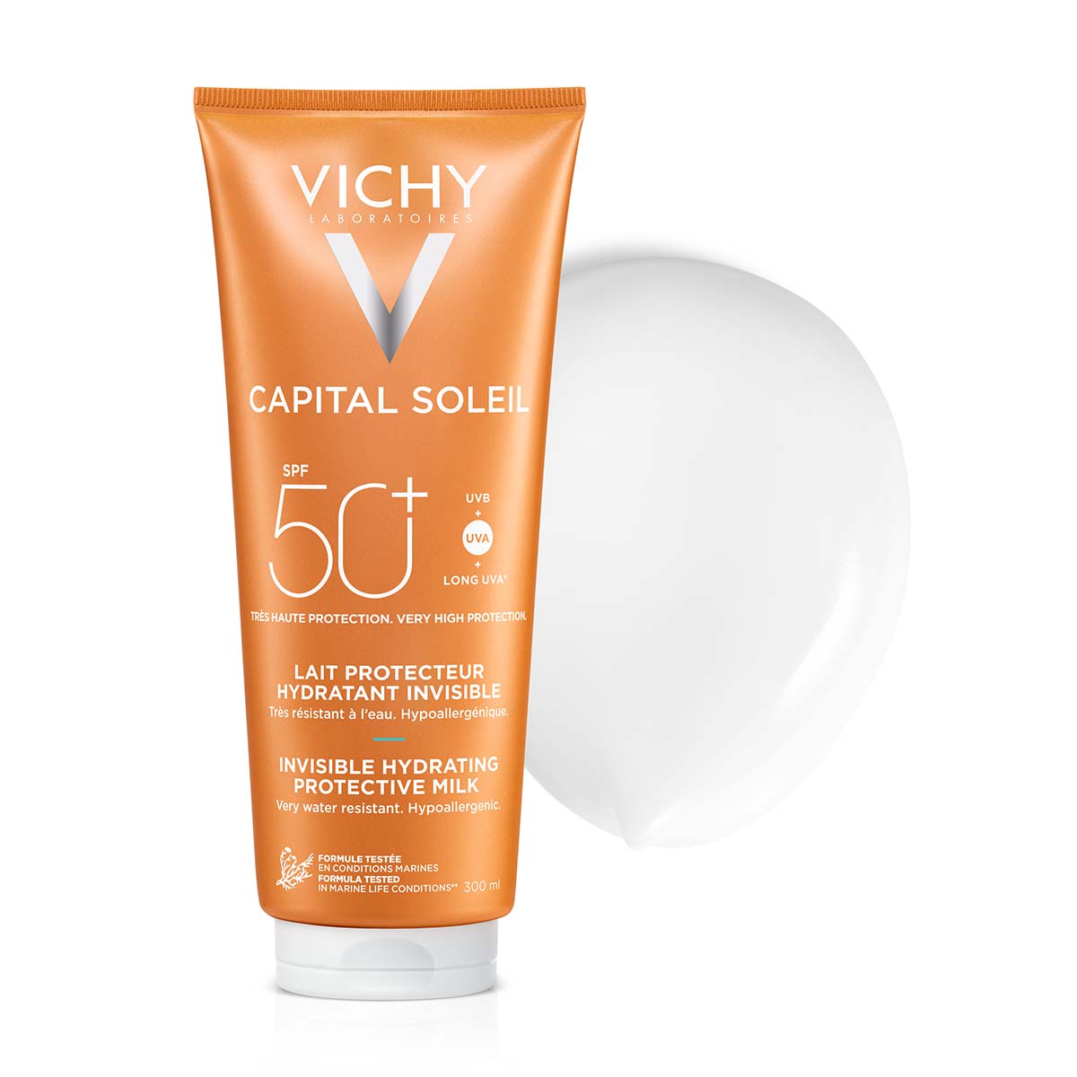 Vichy Ideal Soleil, mleko za sončenje za odrasle in otroke ZF50
