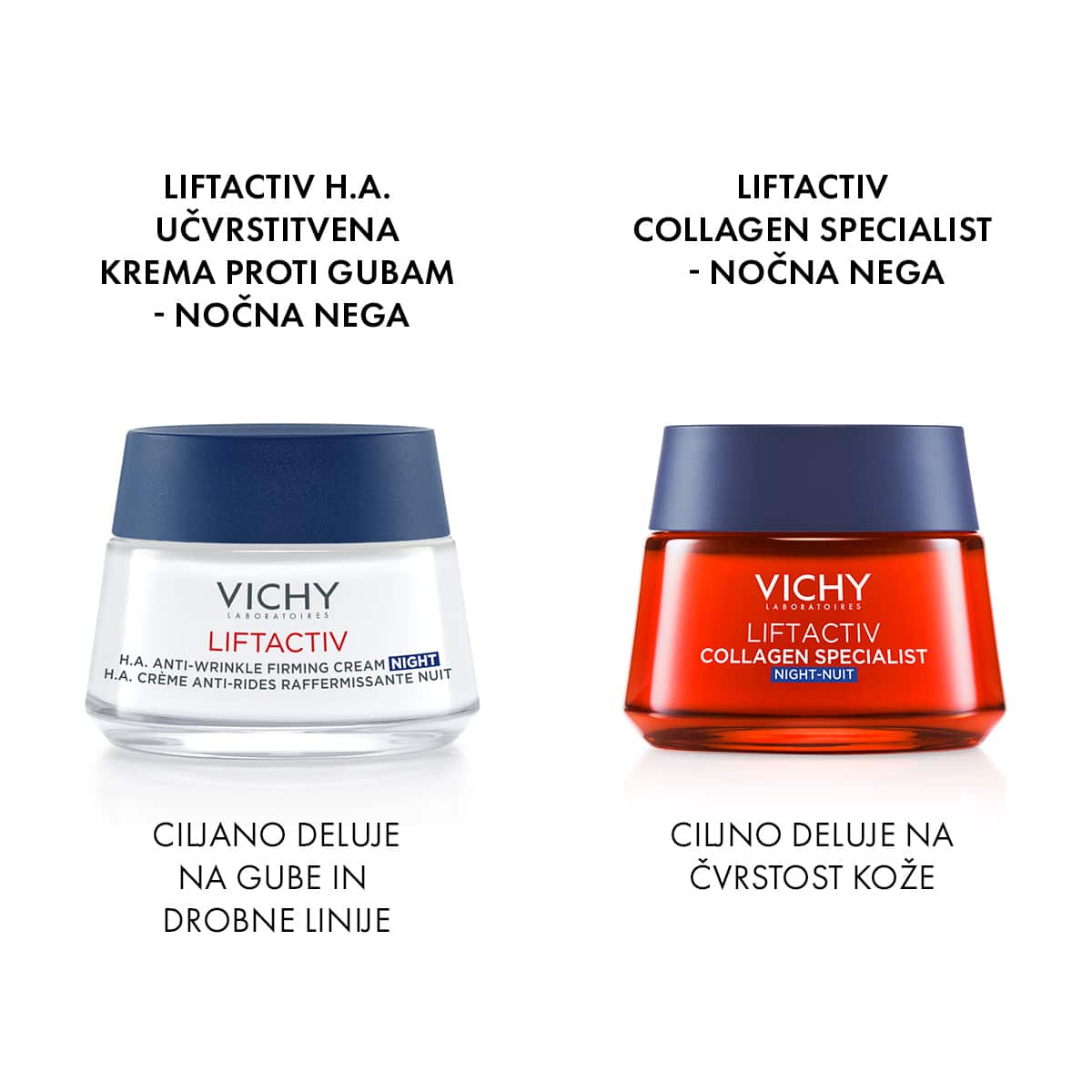 Vichy Liftactiv Collagen Specialist nočna nega, 50 ml
