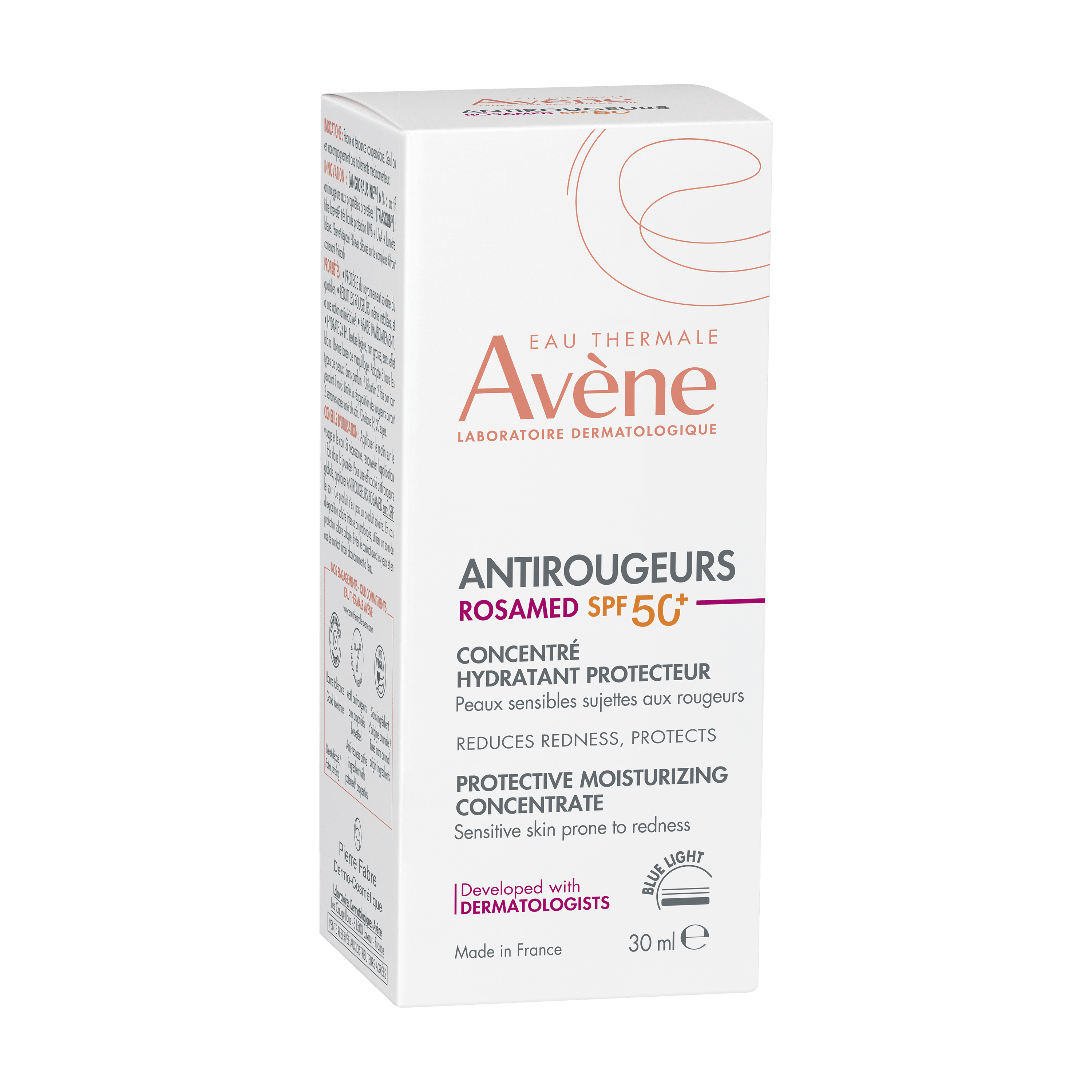 Avene Antirougeurs Rosamed koncentrat proti rdečici ZF50+, 30 ml