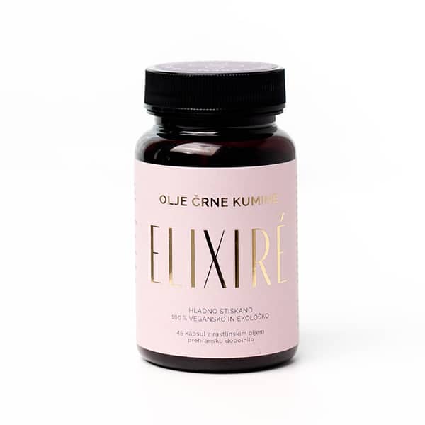 Elexire olje črne kumine, 45 kapsul
