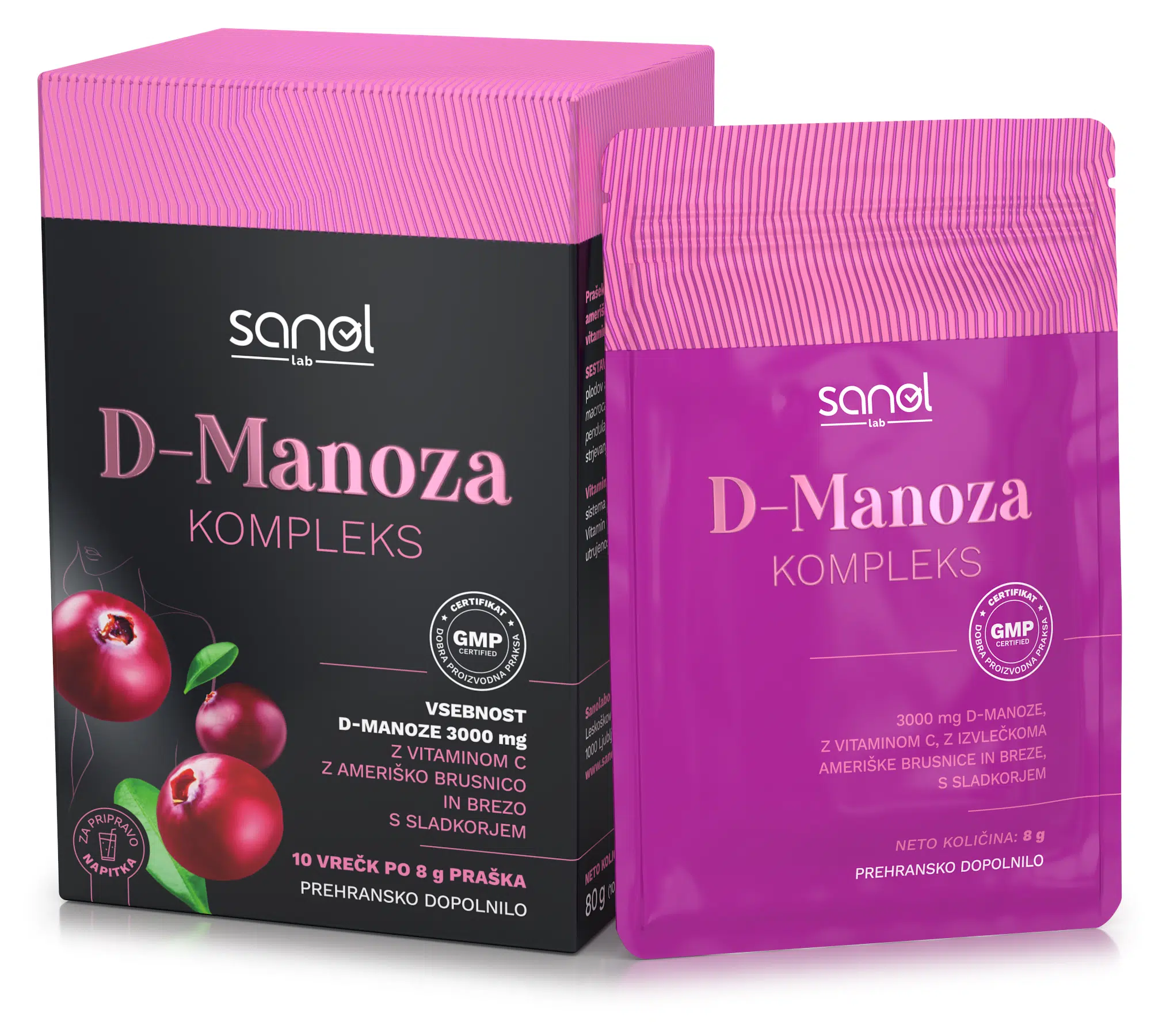 Sanol LAB D-Manoza Kompleks, 10 vrečk