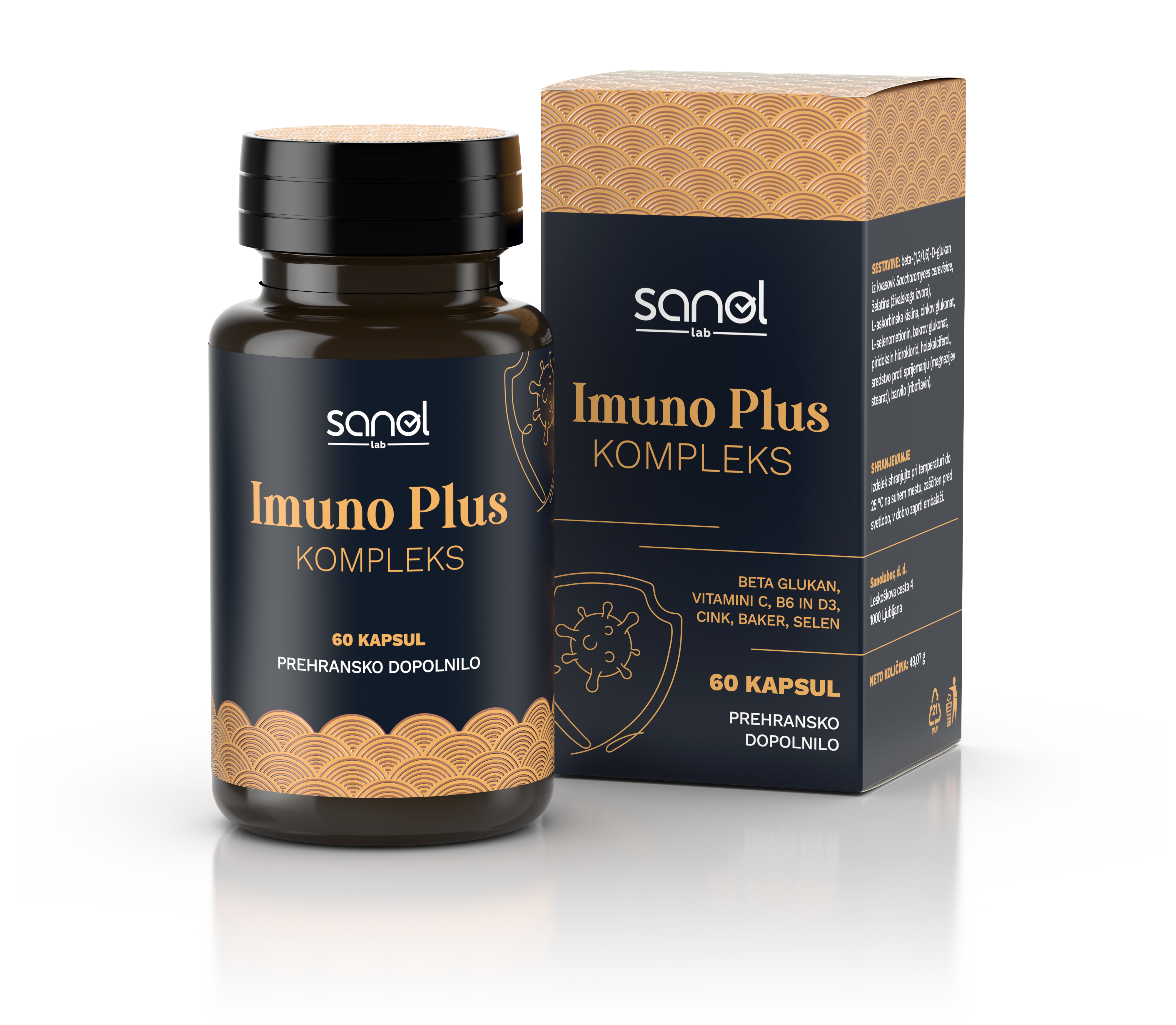 Sanol LAB Imuno Plus Kompleks, 60 kapsul