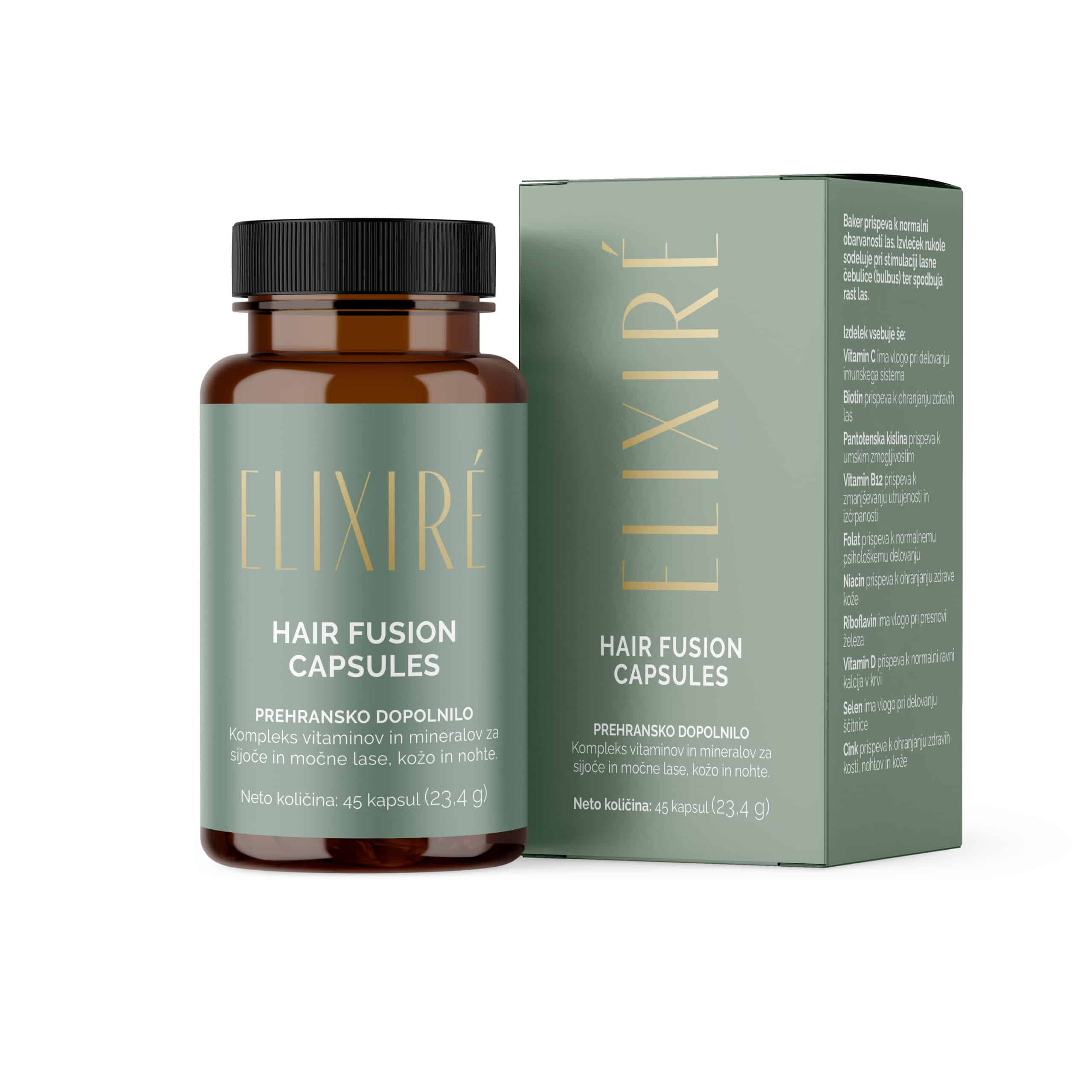 Elixiré Hair Fusion , 45 kapsul
