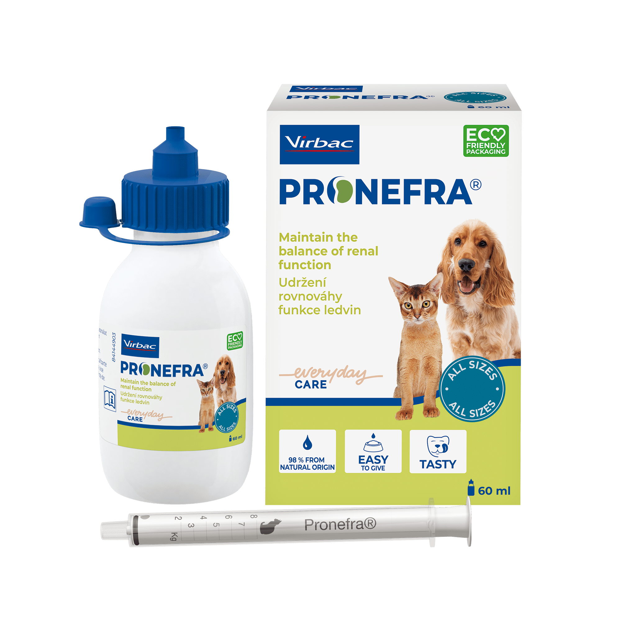 Pronefra dopolnilna krmna mešanica za pse in mačke, 60 ml