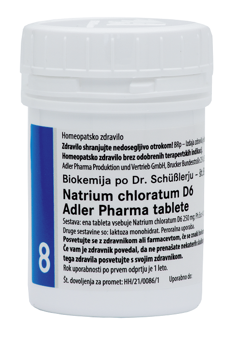 Adler Pharma Natrium chloratum D6 , 1000 tablet