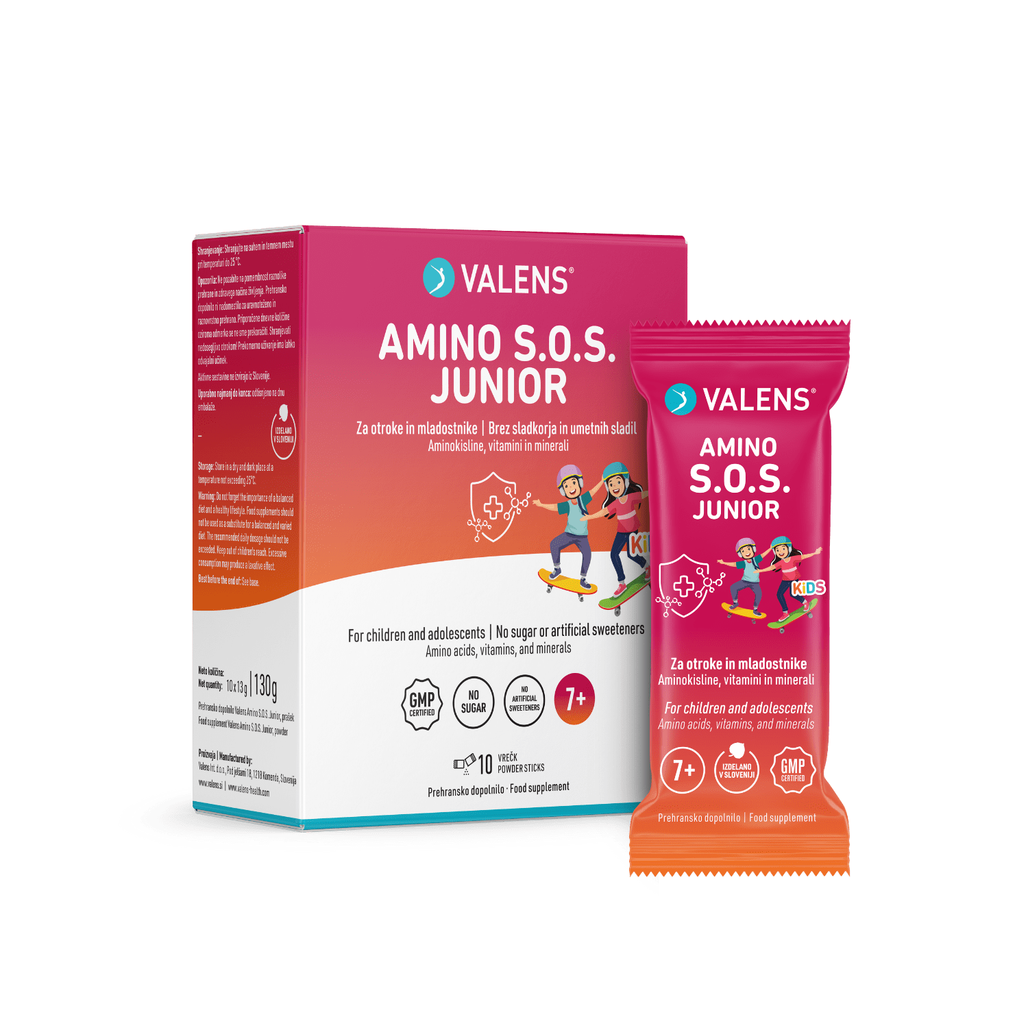 Valens Amino S.O.S. Junior, 10 vrečic Valens Amino S.O.S. Junior, 10 vrečic