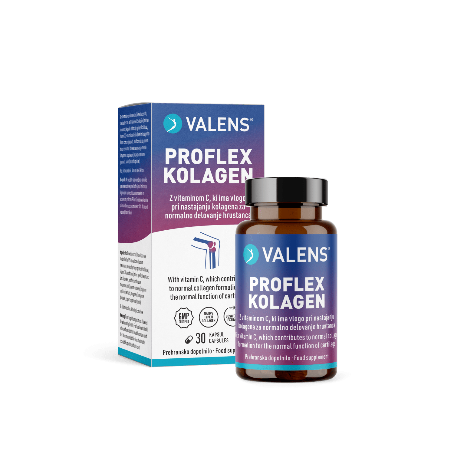 Valens proflex kolagen, 30 kapsul