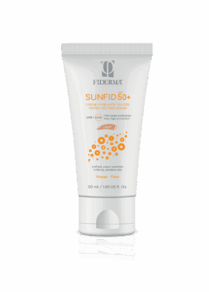 Fiderma sunfid SPF 50+ Obarvana krema za zaščito pred soncem – svetel odtenek, 50 ml