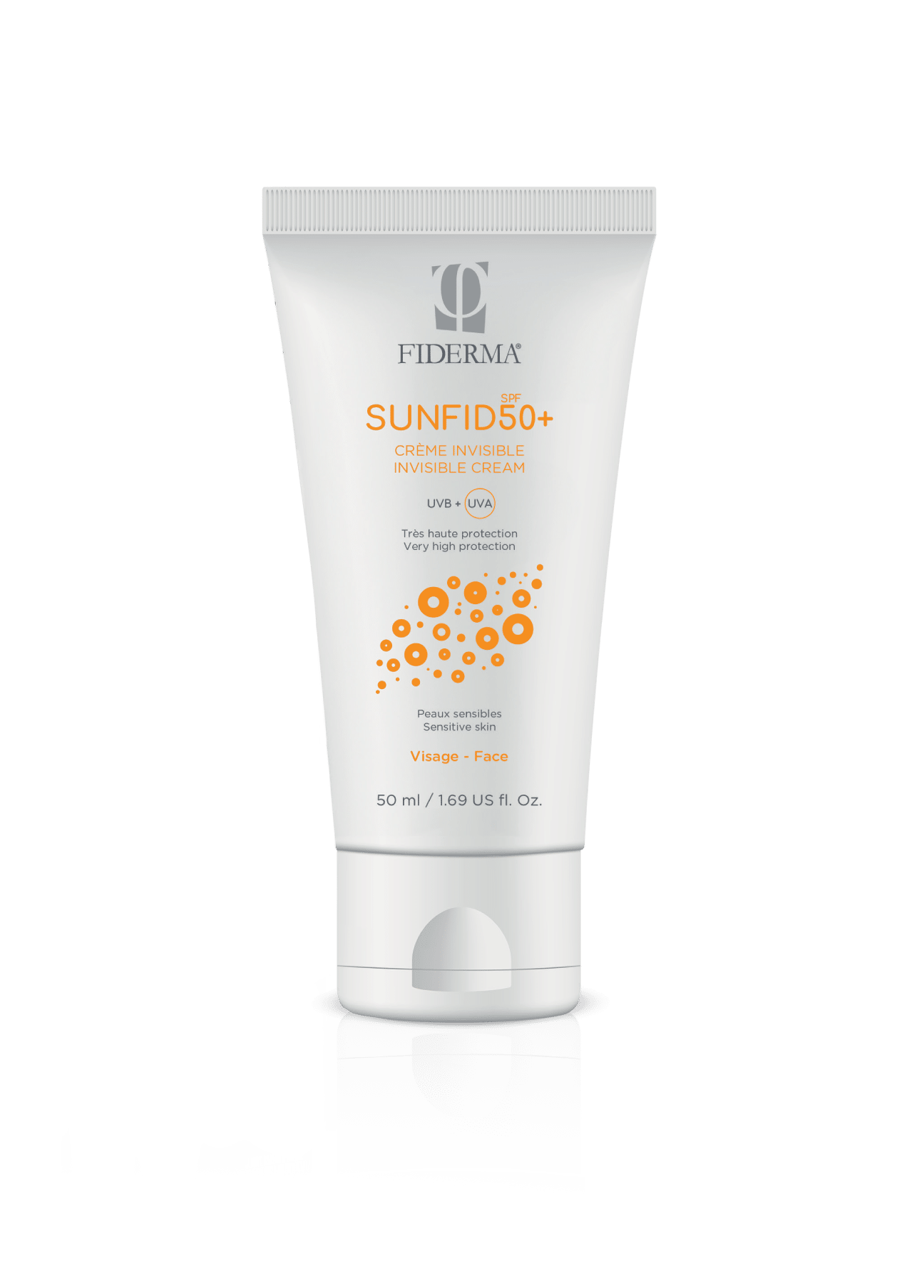 Fiderma sunfid SPF 50+ neobarvana krema za obraz, 50 ml