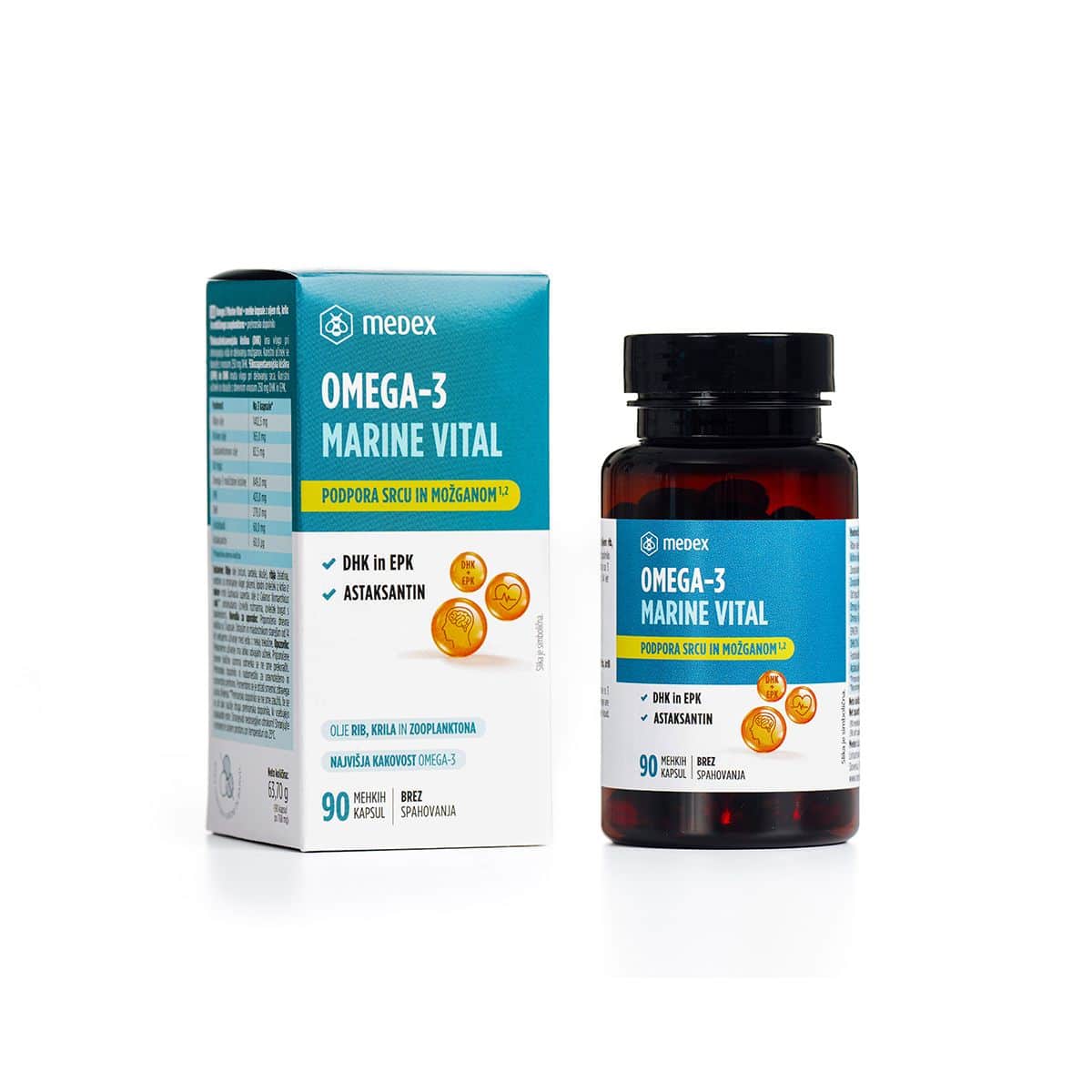 Medex omega-3 marine vital, 90 kapsul
